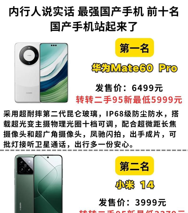 国产手机品牌一览表？如何选择适合自己的国产手机？