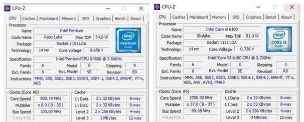 I36100与G4560处理器对比（性能）